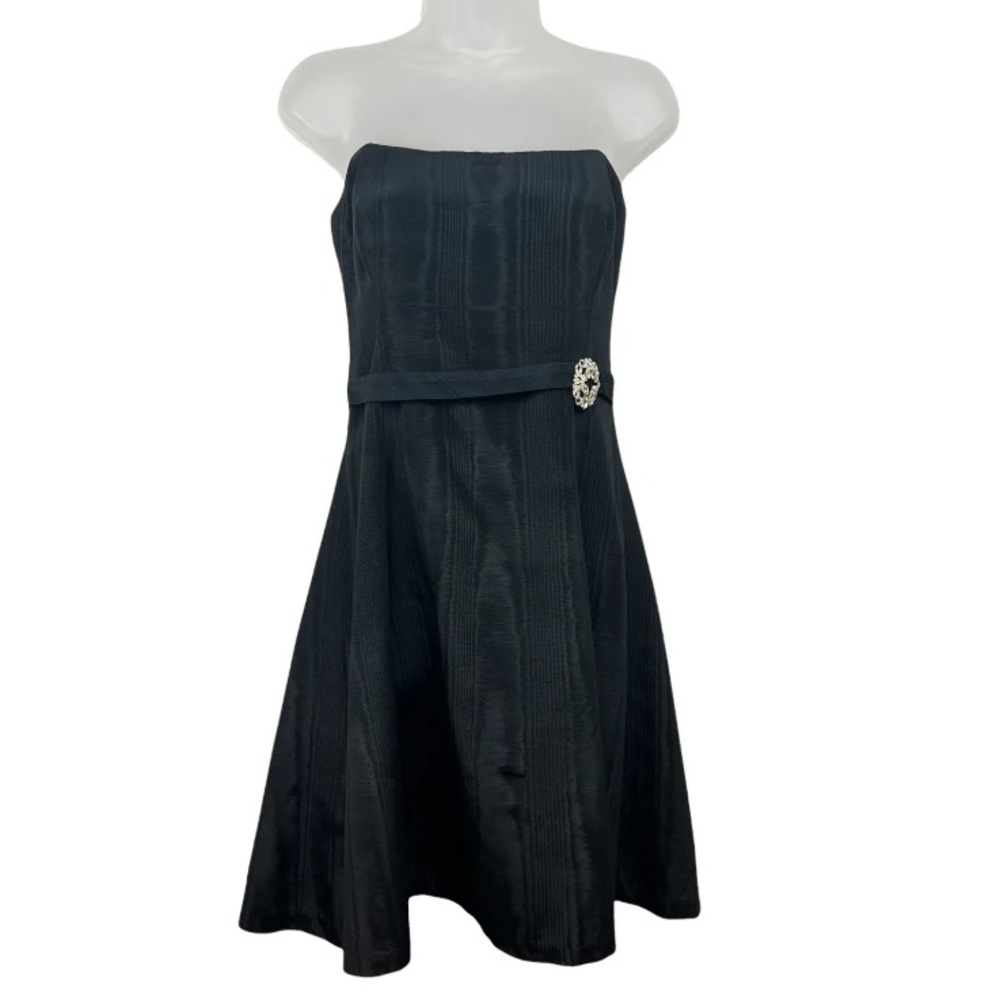 Shoshanna strapless jewel little black dress